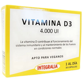 Vitamina D3 4000Ui 30 Capsule Integralia