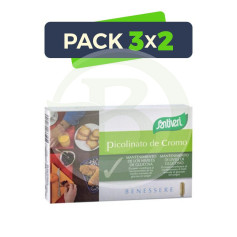 Confezione 3x2 Cromo Picolinato 40 Capsule Santiveri