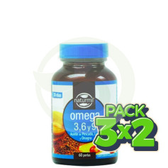 Confezione 3x2 Omega 3, 6 e 9 60 Perle Naturmil