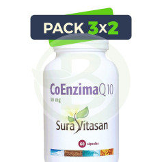 Confezione 3x2 Coenzima Q10 Retard 60 Capsule Sura Vitasan