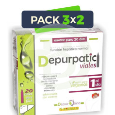 Pack 3x2 Depurpatic 20 Flaconcini Pinisan