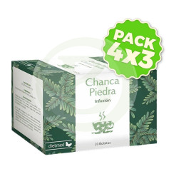 Confezione 4x3 Infuso di Chanca Piedra (Spaccapietre) 20 Bustine Dietmed