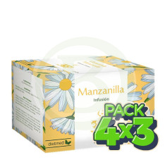 Pack 4x3 Infusión Manzanilla 20 Bolsitas Dietmed