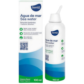 Spray nasale isotonico all&#39;acqua di mare Senti2 100 ml Plameca