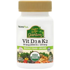 Giardino Vitamina D3+K2 60 Capsule Natures Plus