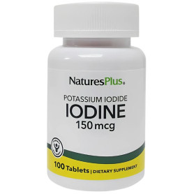 Iodio (ioduro di potassio) 150 mcg 100 compresse Natures Plus
