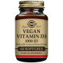 Vitamina D3 vegana 1000Ui 60 capsule Solgar