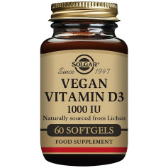 Vitamina D3 vegana 1000Ui 60 capsule Solgar