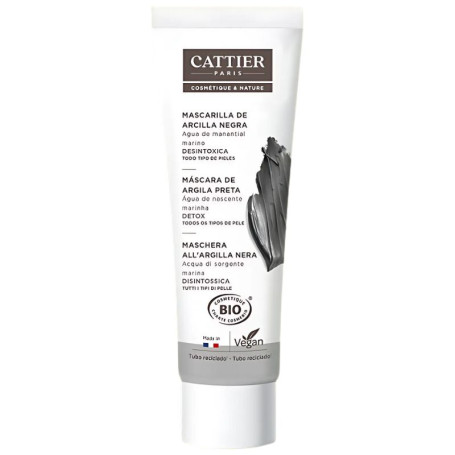 Maschera all&#39;argilla nera Cattier 100 ml