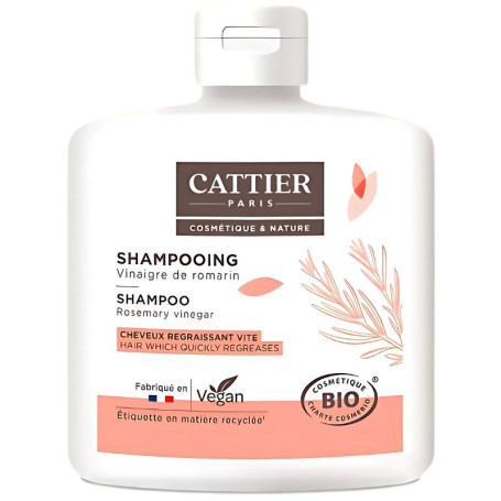 Shampoo Cattier per capelli grassi con aceto di rosmarino 250 ml