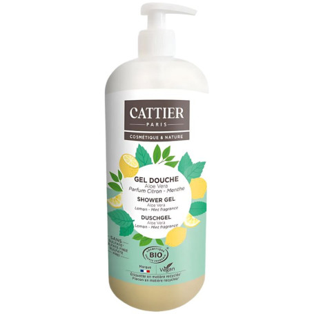 Gel doccia Cattier limone-menta SS 1L