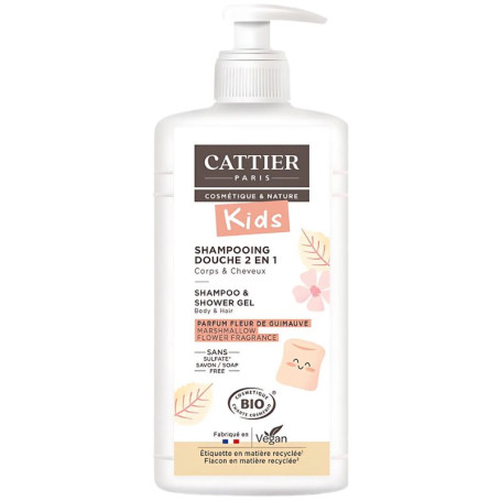 Shampoo e docciaschiuma Cattier Marshmallow 500 ml