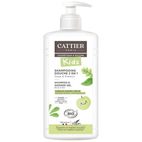 Shampoo e docciaschiuma Cattier alla mela verde 500 ml
