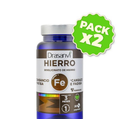 Confezione da 2 compresse di bisglicinato di ferro Ferrochel da 90 compresse Drasanvi