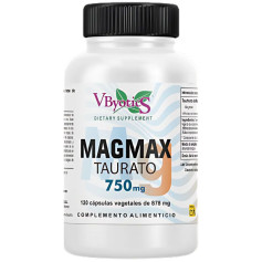 Magmax Taurato 750 mg 120 Capsule Vegetali Vbyotics