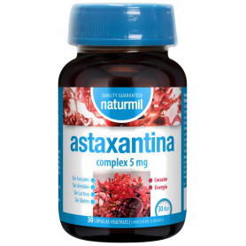 Complesso di astaxantina 30 capsule vegetali Naturmil