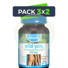 Confezione 3x2 di Yam selvatico 450 mg 60 compresse Naturmil