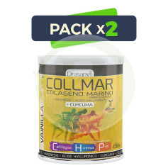 Confezione 2x Collmar Collagene Marino Curcuma Vaniglia 300Gr. Drasanvi