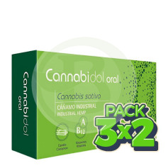 Confezione 3x2 Cannabidolo orale 60 capsule Tegor