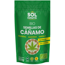 Semi di canapa biologici 250 g Sol Natural