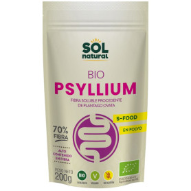 Polvere di psillio biologica 200 g Sol Natural