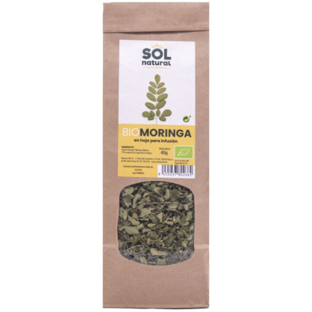 Moringa Foglia per Infuso Bio 40G Sol Naturale