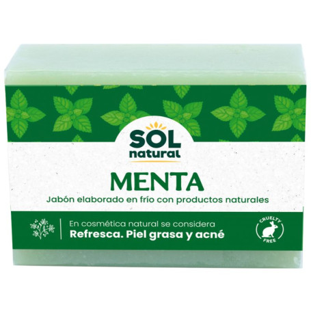 Sapone alla menta preparato a freddo Sol Natural 100 g