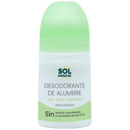 Deodorante liquido Sol Natural Alum Aloe e Neem 75 ml