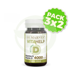 Confezione 3x2 Vitahelp D Naturale 120 Capsule Marnys