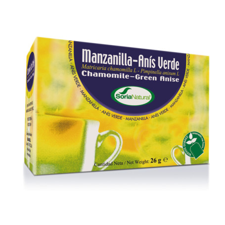Tisane di Camomilla con Anice 20 Filtri Soria Natural
