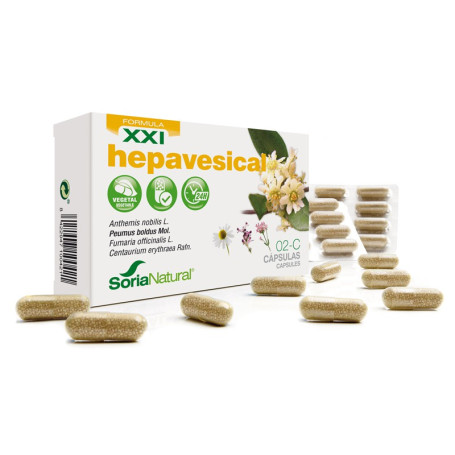 Hepavesical Fórmula XXI 30 Cápsulas Soria Natural
