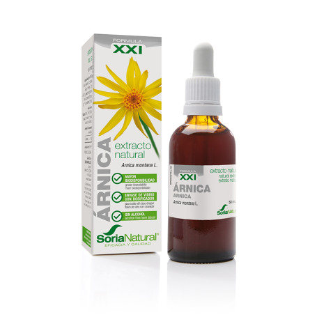 Extracto de Árnica Fórmula XXI 50Ml. Soria Natural