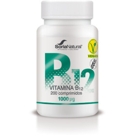 Vitamina B12 250 mg. X 200 Soria Natural a rilascio prolungato