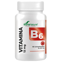 Vitamina B6 a rilascio prolungato 60 compresse Soria Natural