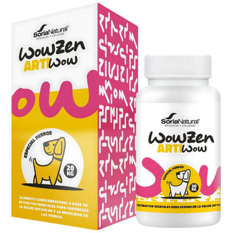Artiwow Cani 20Kg 60 Compresse Soria Natural