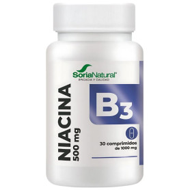 Vitamina B3 a rilascio prolungato 30 compresse Soria Natural