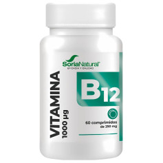 Vitamina B12 a rilascio prolungato 60 compresse Soria Natural