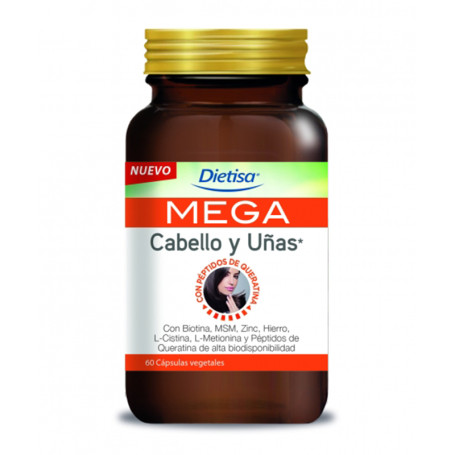 Mega Capelli e Unghie 60 Capsule Dietisa