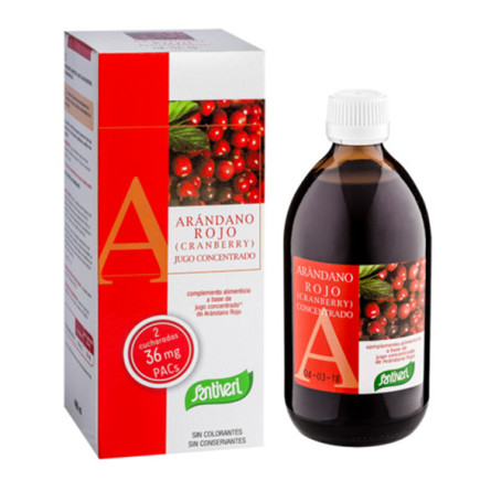 Mirtillo Rosso Concentrato 490Ml. Santiveri