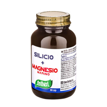 Silicio con Magnesio Marino 60 Capsule Santiveri