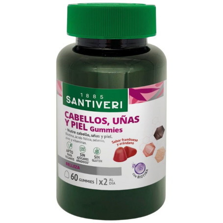 Gommose per capelli, unghie e pelle 60 gommose Santiveri