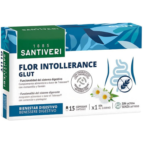 Intolleranza ai fiori Glut 15 capsule Santiveri