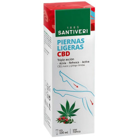 Gel Gambe Leggere con CBD 100ml Santiveri