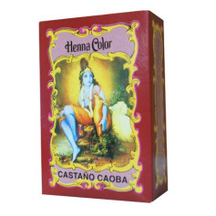 Henna Polvo Castaño Caoba Radhe Shyam