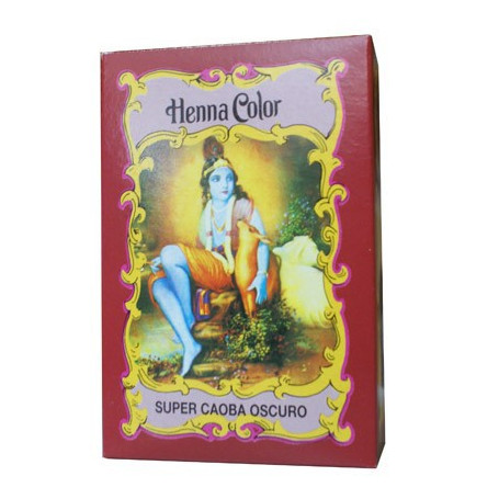 Henna Polvo Super Caoba Oscuro Radhe Shyam