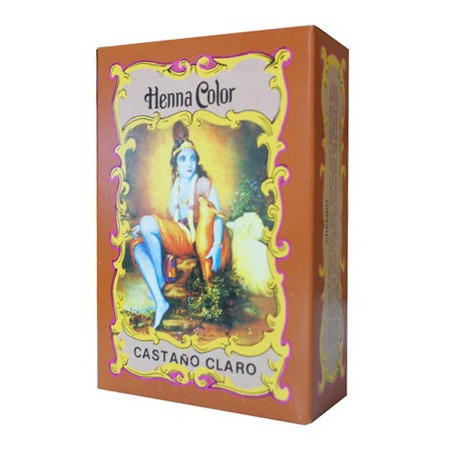 Henna Polvo Castaño Claro Radhe Shyam