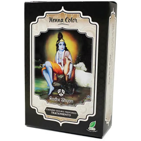 Trattamento per castano scuro intenso all&#39;henné Radhe Shyam