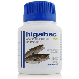 Perlas de Aceite de Hígado de Bacalao Soria Natural