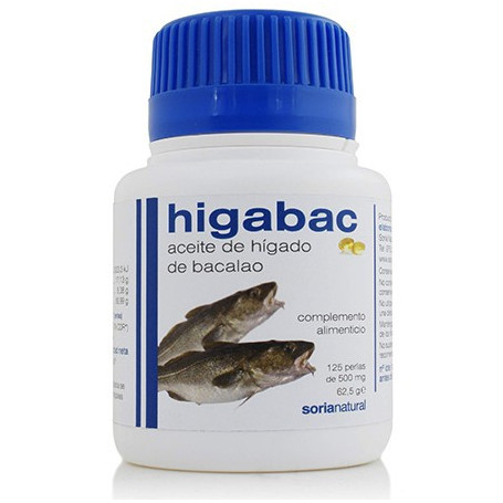 Perlas de Aceite de Hígado de Bacalao Soria Natural