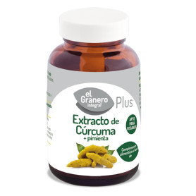 Estratto di Curcuma + Pepe 60 Capsule El Granero